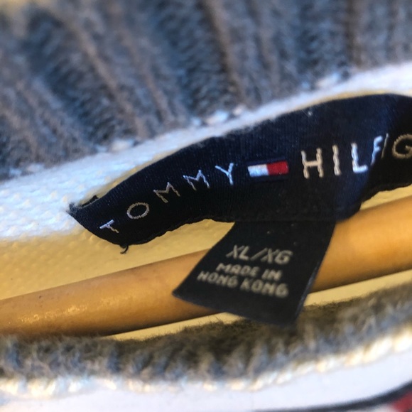 Tommy Hilfiger heavy all knit flagship sweater XL! - Picture 7 of 7